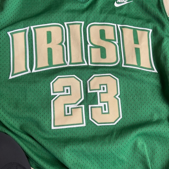 LeBron James 2003 Vintage High School "Irish" Nike Jersey - Size XL - Picture 3 of 7